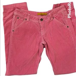 *SOLD*Vintage Pink velvet corduroy pants